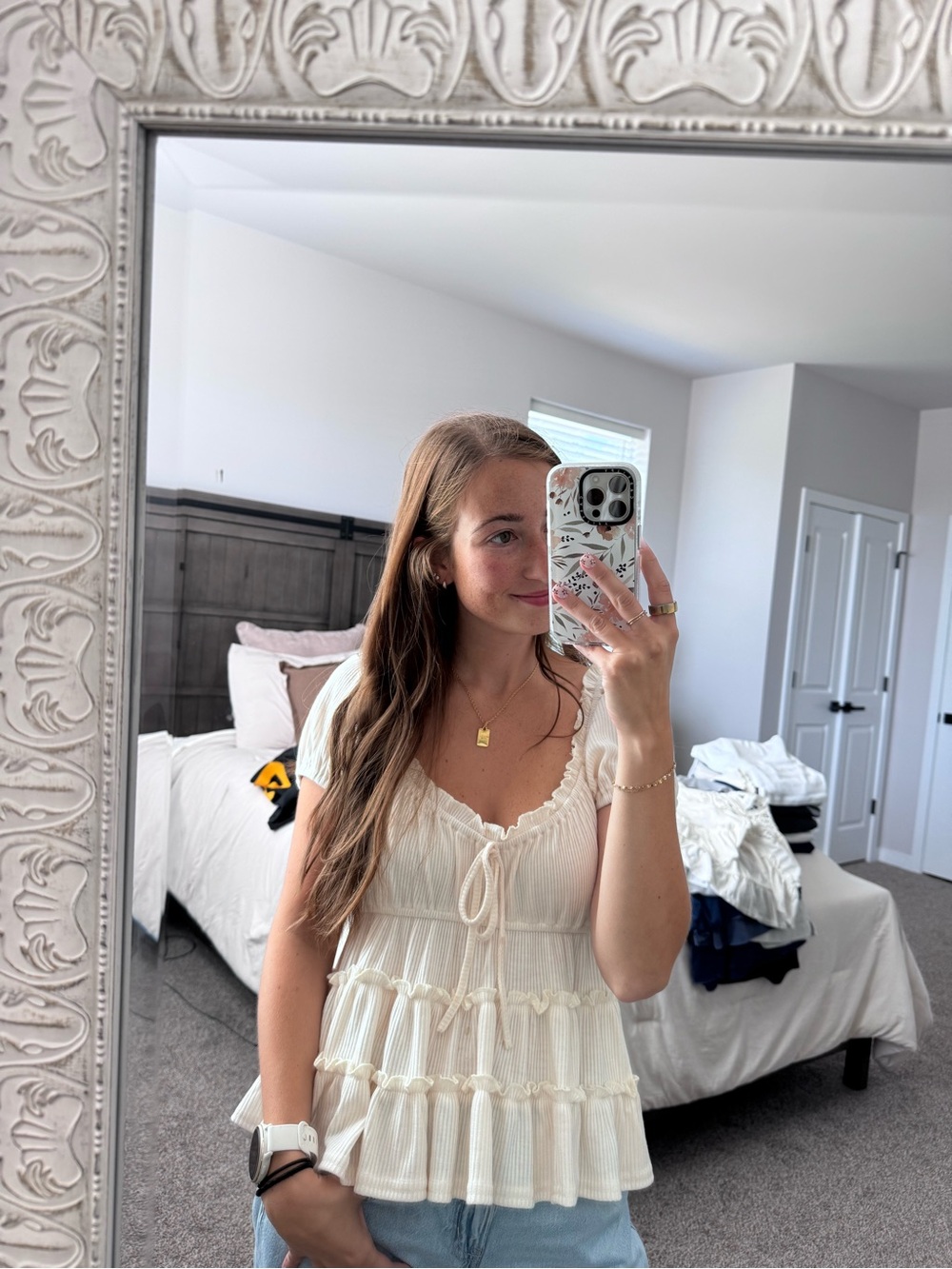 Altard State — Tiered Babydoll Top